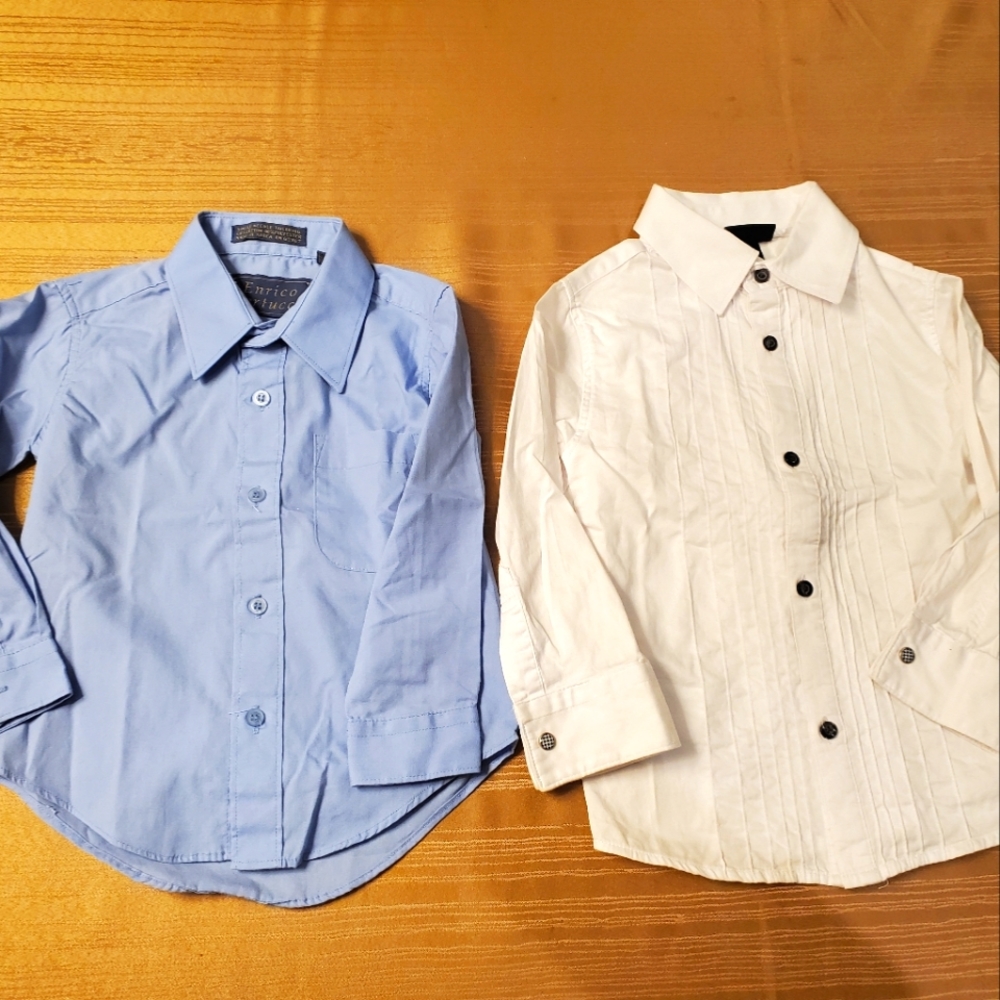 Two 3T button down shirts